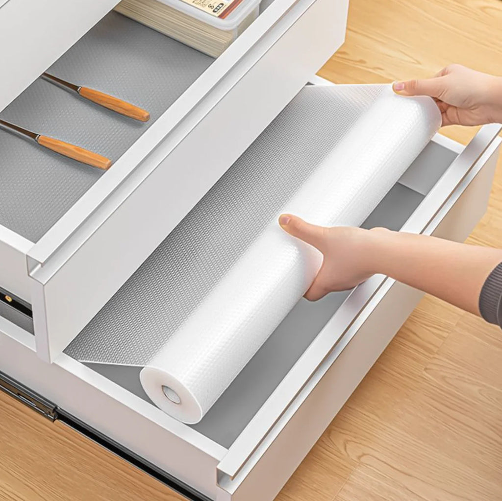 Non-Slip Waterproof EVA Drawer & Shelf Liner – Non-Adhesive Shelf & Drawer Liner Axl