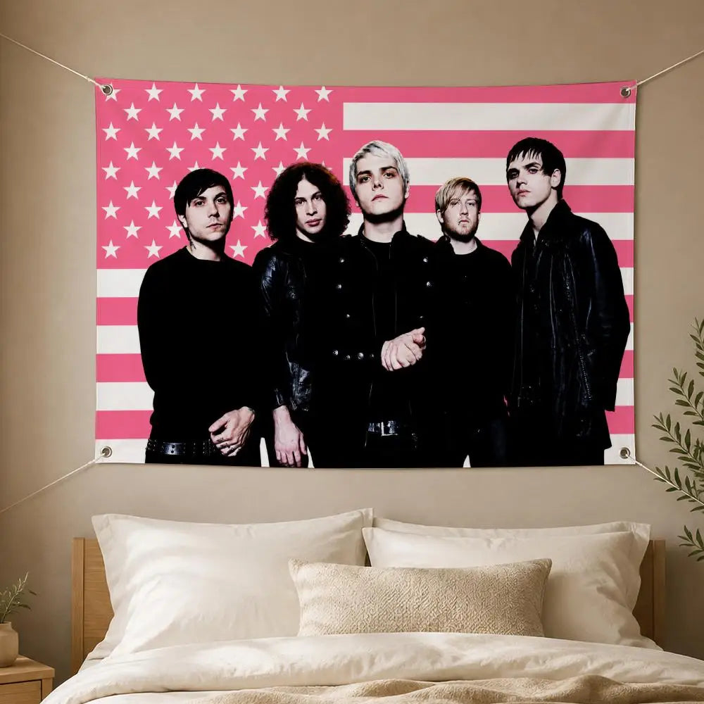 My Chemical Romance Wall Flag Banner – Indoor & Outdoor Decor Wall Flag Banner Axl