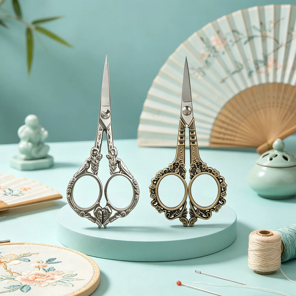 Vintage Tailor Scissors – Embroidery & Cloth Cutting Shears Embroidery Scissors Axl
