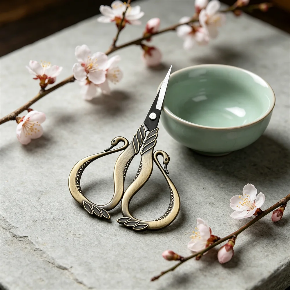 Embroidery Scissors – Stainless Steel Sewing Shears 1-2 Pcs Embroidery Scissors Axl Scissors-Bronze-A