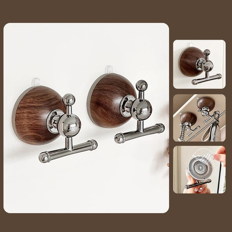Suction Cup Wall Hooks – Waterproof Towel Hanger 1–2 Pack Suction Cup Hook Axl 2PCS A2