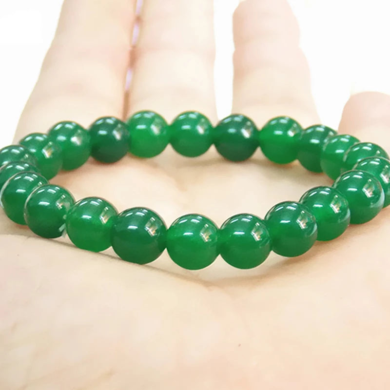 Imitation Jade Glass Bracelet – Green Vintage Bangle for Women Bangle Bracelet Axl A03