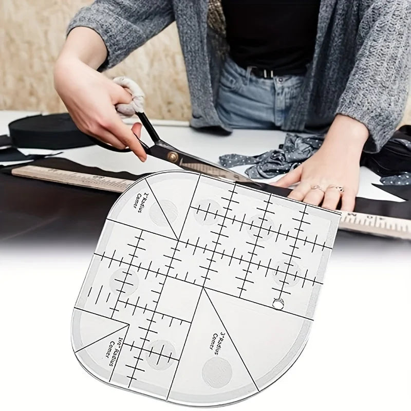 Acrylic Corner Quilting Ruler – DIY Sewing Template Tool Quilting Ruler Axl