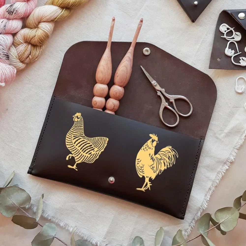 9-Pack Golden Metal Rooster Stickers – Epoxy DIY Craft Decor Craft Stickers Axl