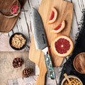 Grandsharp 7" Damascus Santoku Knife – 67-Layer Steel + Sheath Damascus Kitchen Knife Axl Default Title