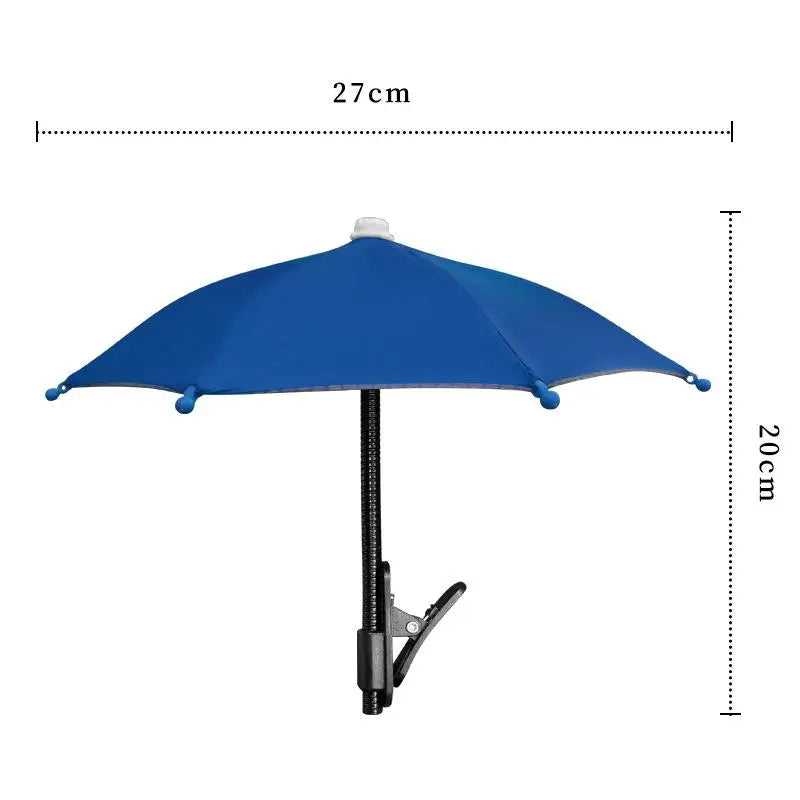 Flexible Phone Umbrella Holder with Clip – Sun & Rain Shade Phone Umbrella Holder Axl