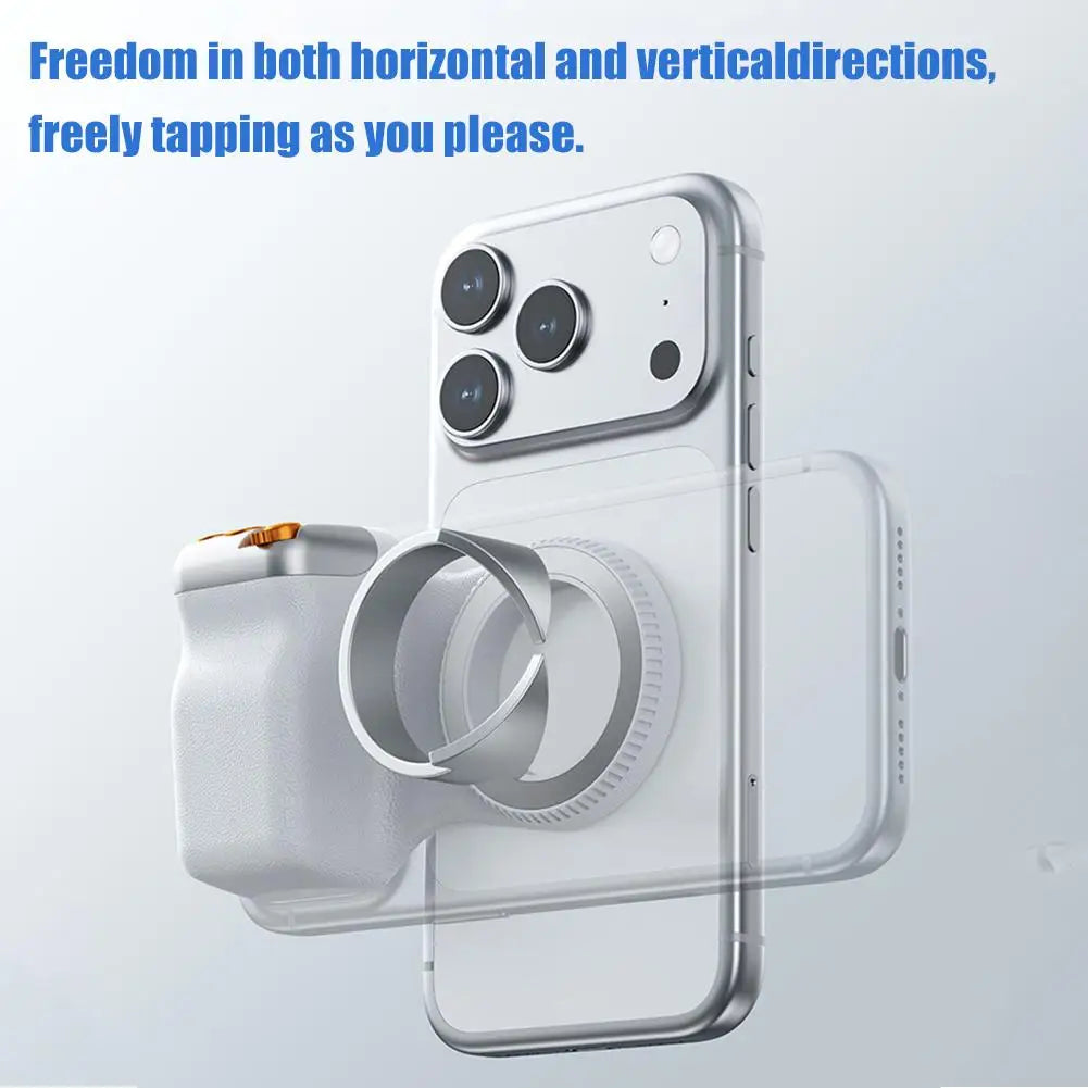 Magnetic Phone Camera Grip with Remote | MagSafe & Android Phone Camera Grip Axl