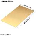 Brass Sheet Metal 0.5/0.8/1mm – CNC DIY Craft Plate Brass Sheet Metal Axl 0.5x50x200mm