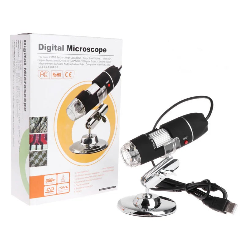 HD 1600X USB Digital Microscope – Industrial & Beauty Use Digital Microscope Axl