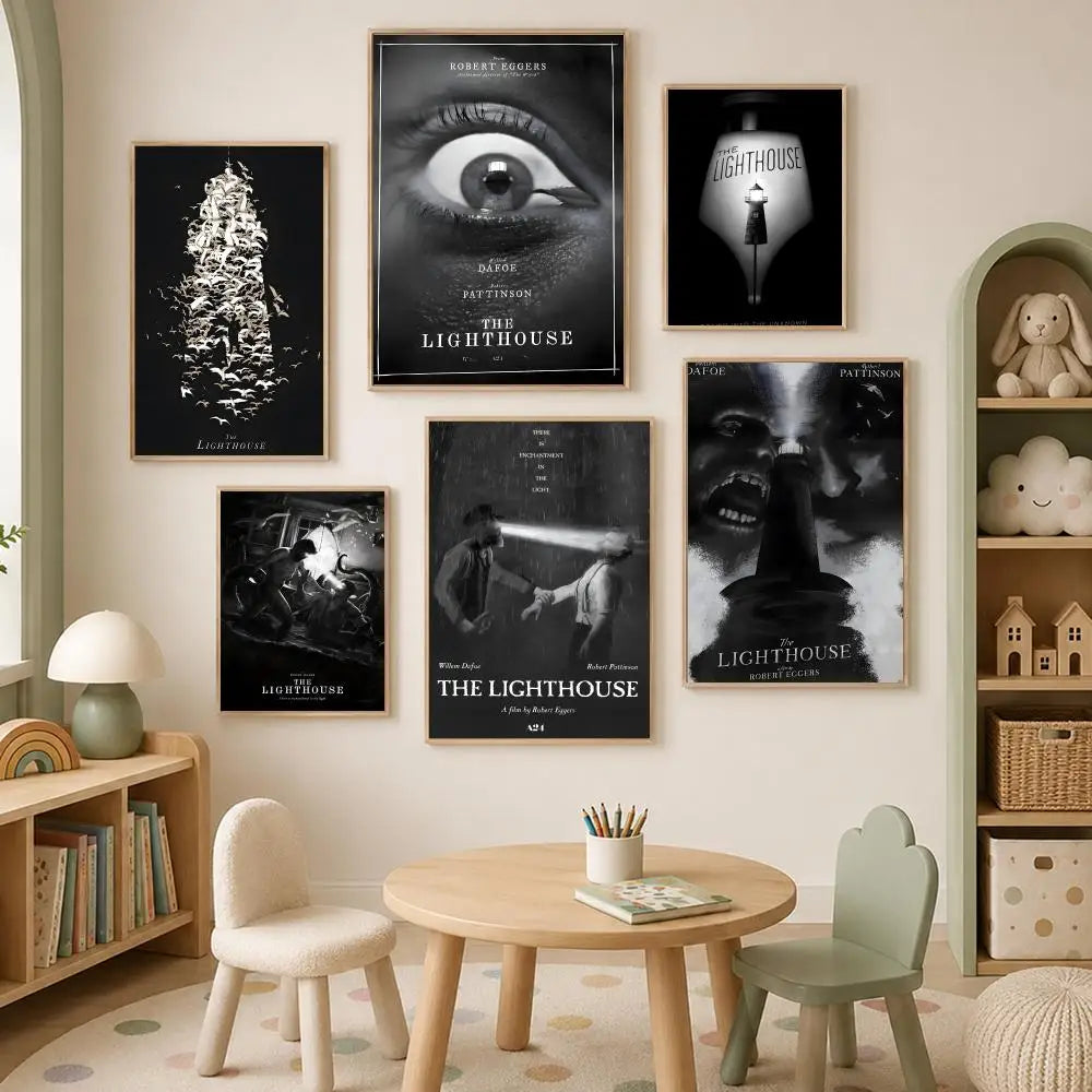 The Lighthouse Movie Poster – Self-Stick HD PVC Wall Art Wall Art Poster Axl