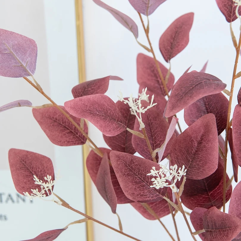 Artificial Eucalyptus Branch Fake Plant Stem for Home Decor Artificial Plant Stem Axl