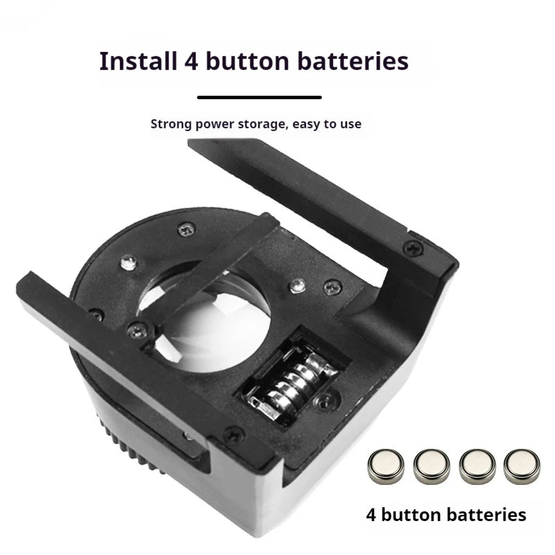 Illuminated Magnifying Loupe – LED UV Light, Scale & Stand Illuminated Magnifying Loupe Axl