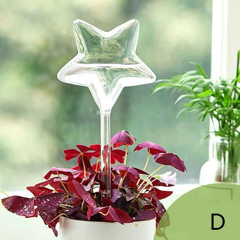 Glass Self-Watering Plant Feeder | Automatic Drip Irrigation Plant Watering Device Axl 1pcs 5