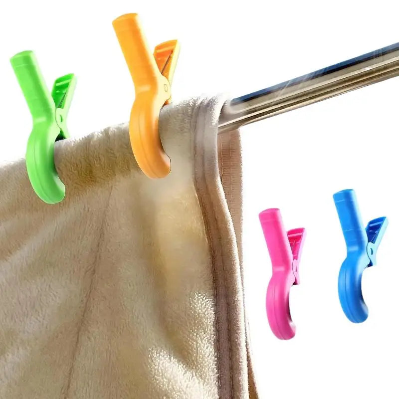 Beach Towel Clips – Wind-Resistant Non-Slip Laundry Pegs 4/8 Pack Laundry Clips Axl