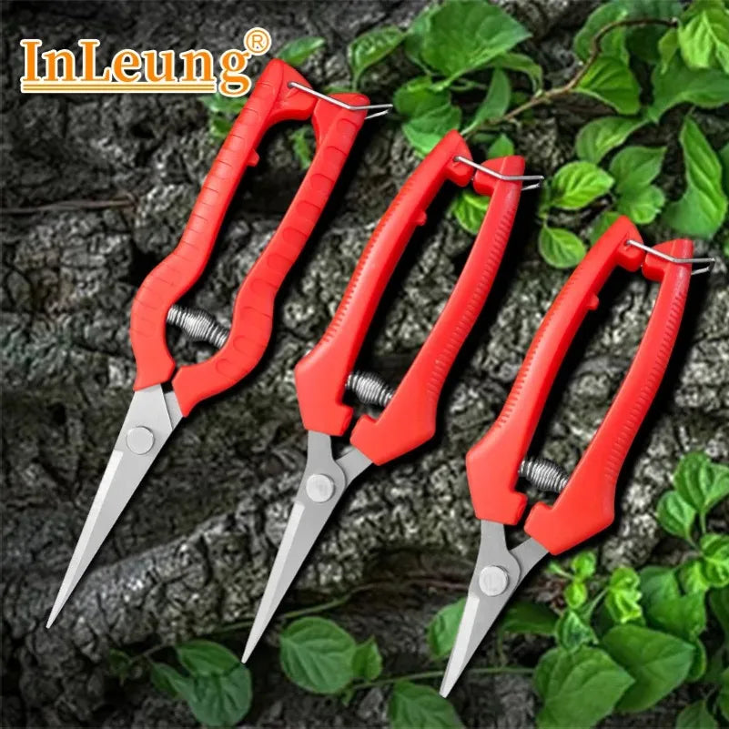 Bypass Pruning Shears – Sharp Stainless Steel Garden Scissors Bypass Pruning Shears Axl