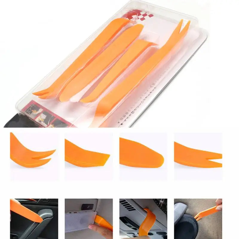 4-Piece Car Interior Trim Removal Tool Set – Panel & Dashboard Auto Trim Removal Tool Axl