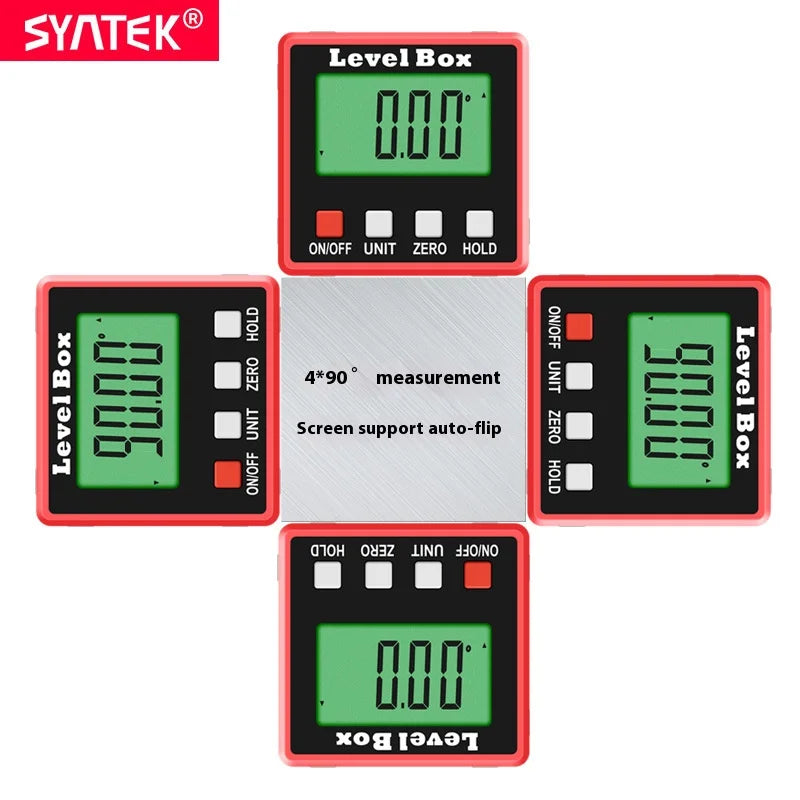 Digital Angle Meter – 360° Tilt Level Box & Precision Ruler Digital Angle Meter Axl