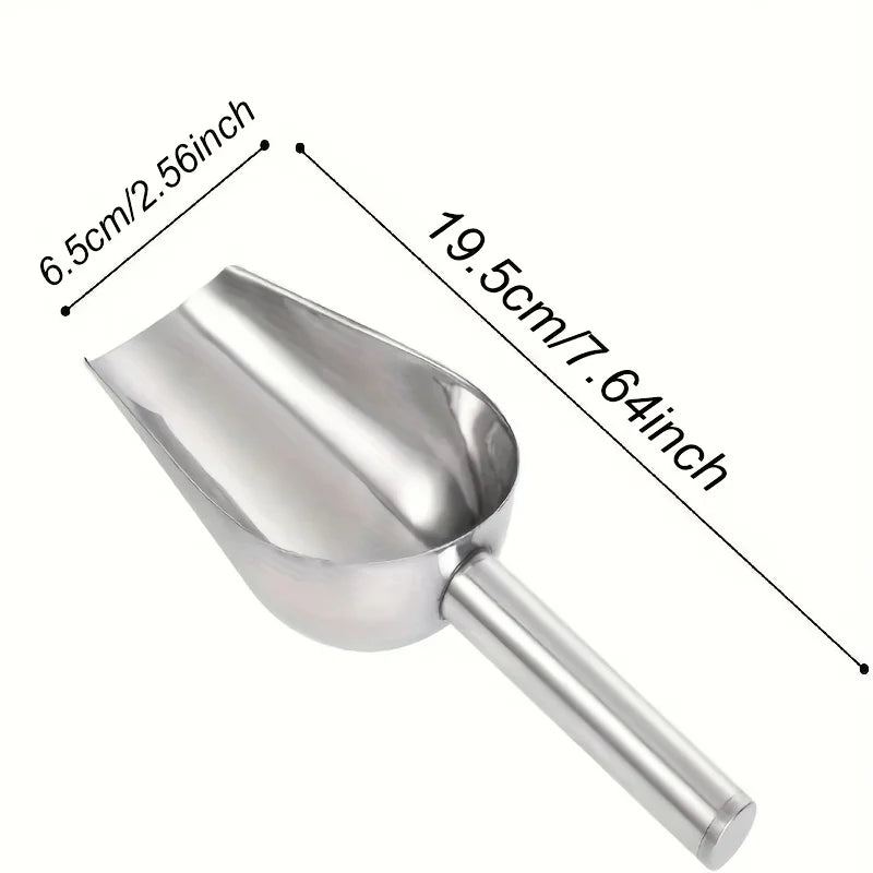 Stainless Steel Multi-Purpose Spoon – Ice & Grain Scoop Kitchen Scoop Spoon Axl 1pc
