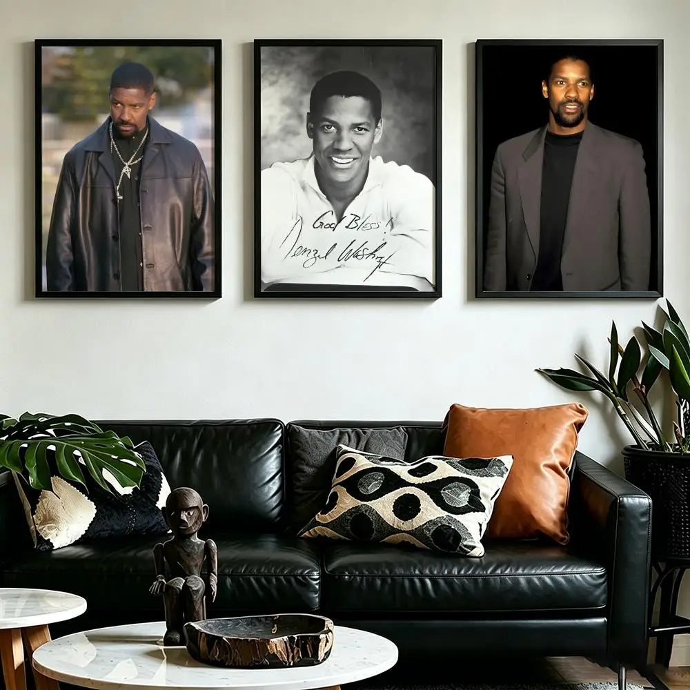 Denzel Washington HD Wall Poster – Waterproof Home Decor Art Wall Art Poster Axl