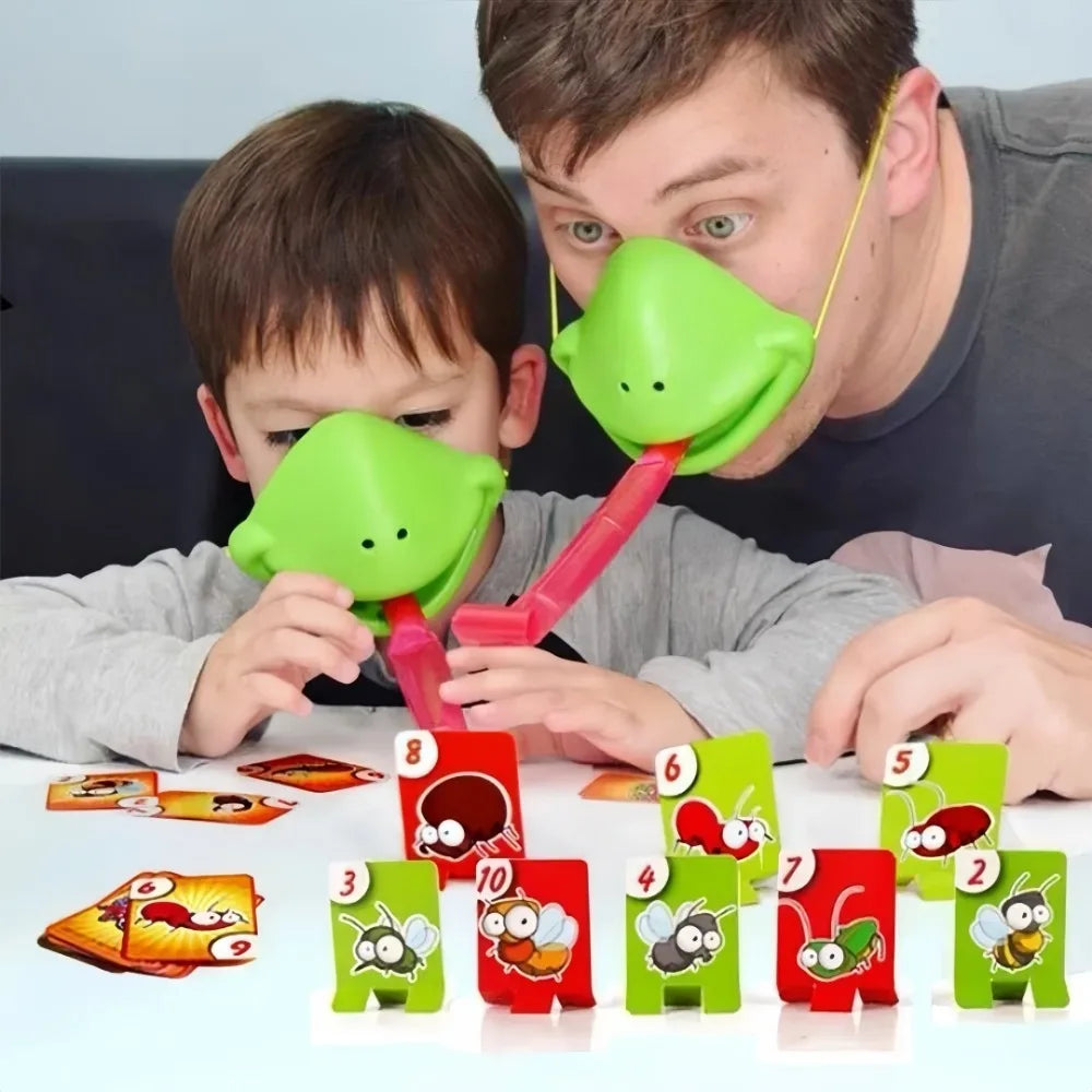 Frog Tongue Mask Board Game – Fun Card Game for Kids & Family Kids Board Game Axl