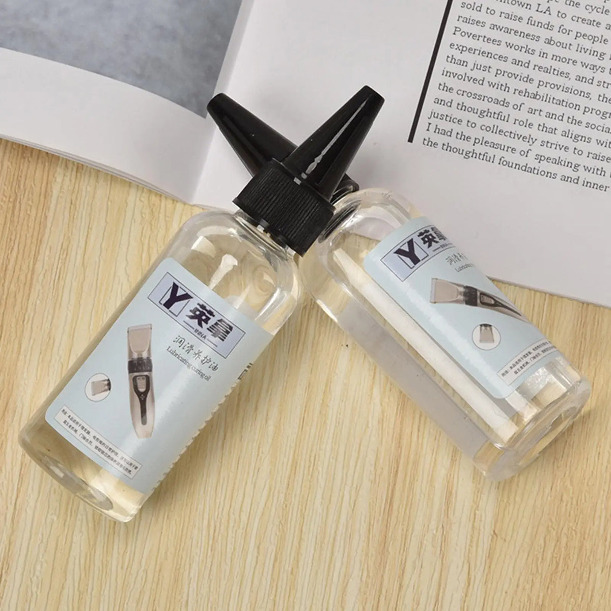 Hair Clipper Oil Lubricant 60ml – Trimmer Blade Maintenance Clipper Lubricant Oil Axl