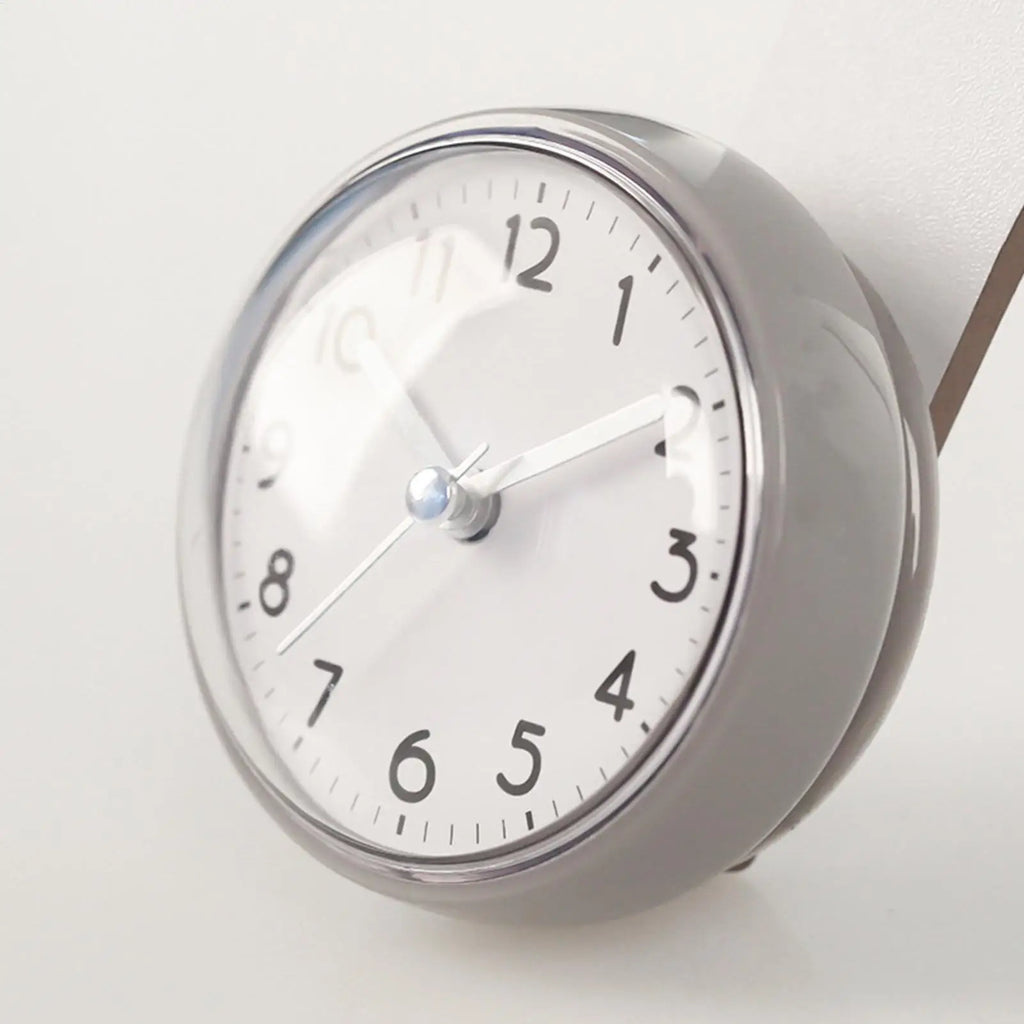 Waterproof Anti-Fog Shower Clock – Suction Mount Digital Waterproof Wall Clock Axl
