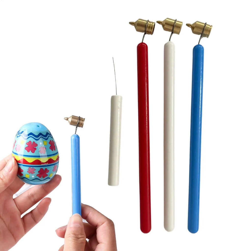 Pysanky Egg Decorating Pen Set – 3 Precision Metal Tips Egg Decorating Tool Axl