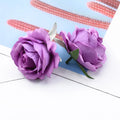 Velvet Silk Rose Heads 10/20 Pcs – Artificial Flowers for DIY Décor Artificial Silk Flowers Axl color 9 20 Pieces