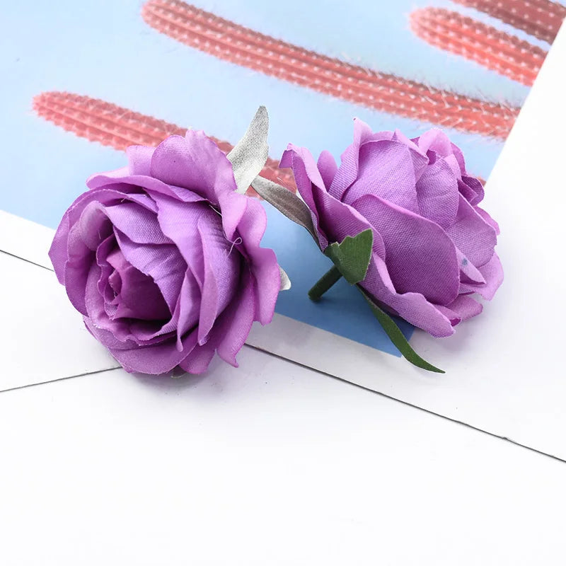 Velvet Silk Rose Heads 10/20 Pcs – Artificial Flowers for DIY Décor Artificial Silk Flowers Axl color 9 20 Pieces