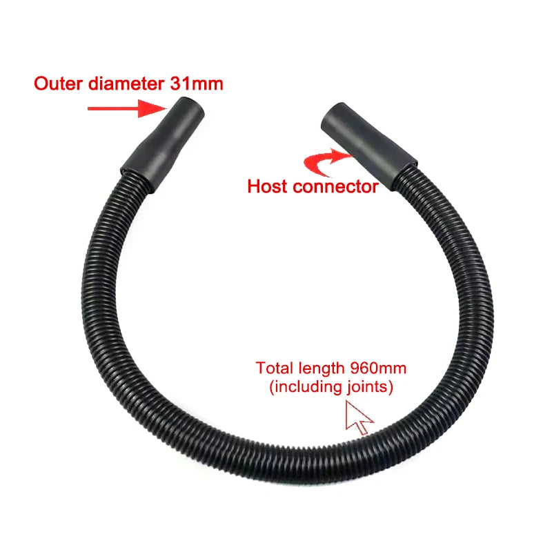 32mm EVA Flexible Vacuum Cleaner Hose – Leakproof Tube Vacuum Hose Attachment Axl one size