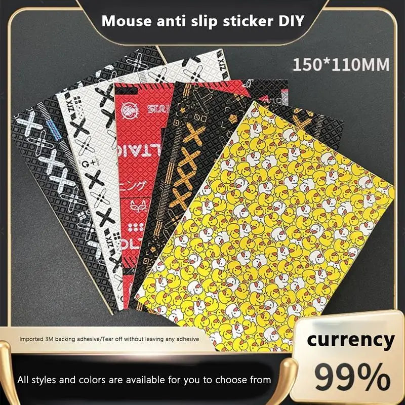 Gaming Mouse Grip Tape 15x11cm – Non-Slip DIY Sticker Mouse Grip Tape Axl