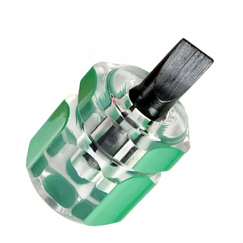 Ultra Short Mini Phillips & Flathead Screwdriver Mini Screwdriver Axl Green word