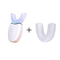 BALASHOV 360° U-Shape Ultrasonic Electric Toothbrush | Wireless Electric Toothbrush Axl White and 1 Nozzles