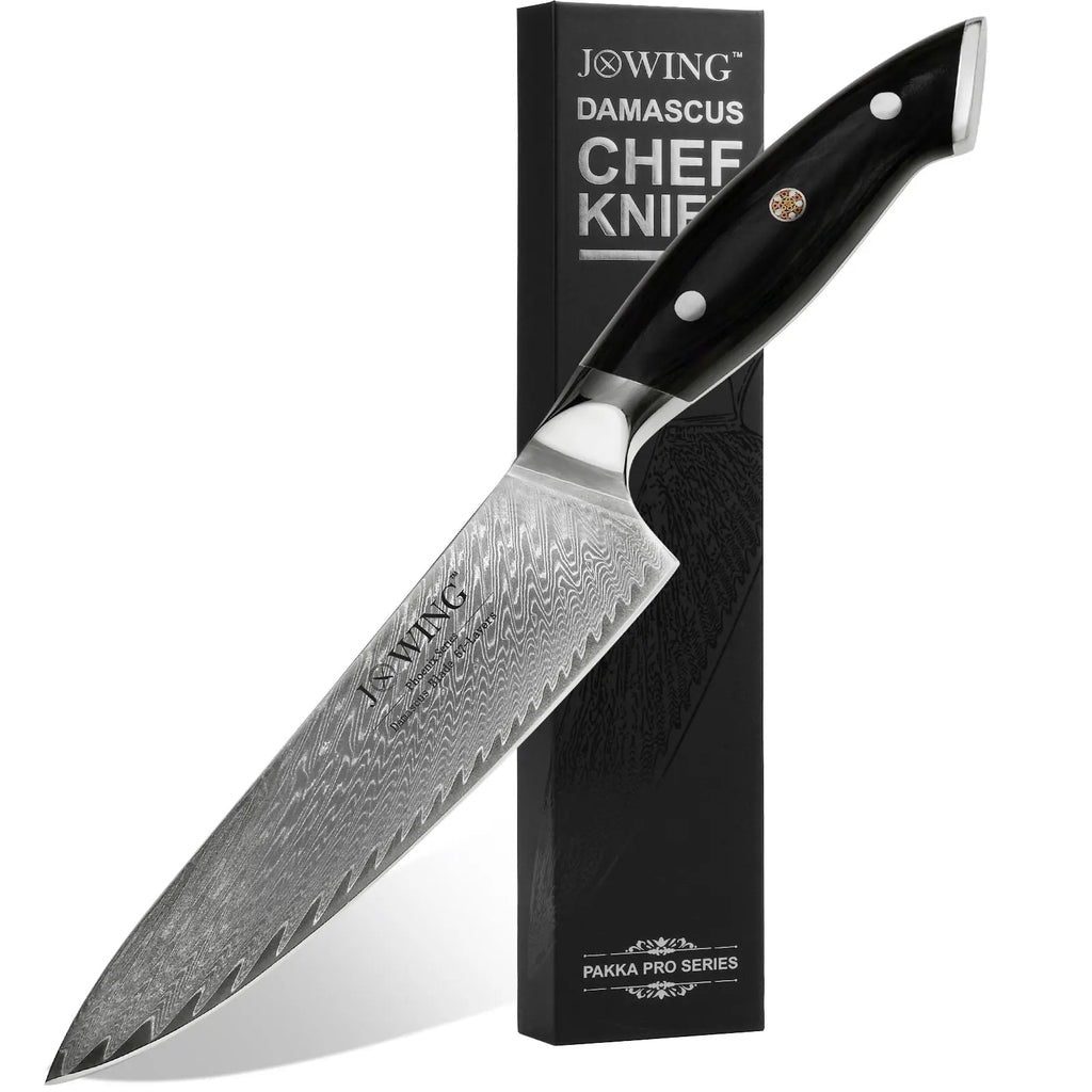 67-Layer Damascus Chef Knife VG10 Steel – 21cm Slicing Blade Damascus Chef Knife Axl Damascus steel knife