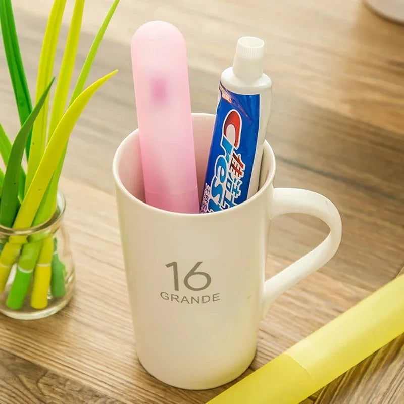 Portable Travel Toothbrush Case – Dustproof Protective Holder Toothbrush Travel Case Axl
