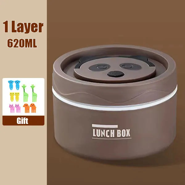 Kids Insulated Food Thermos 420/620ml – Stainless Steel Lunch Box Kids Lunch Thermos Axl Coffee 620ml