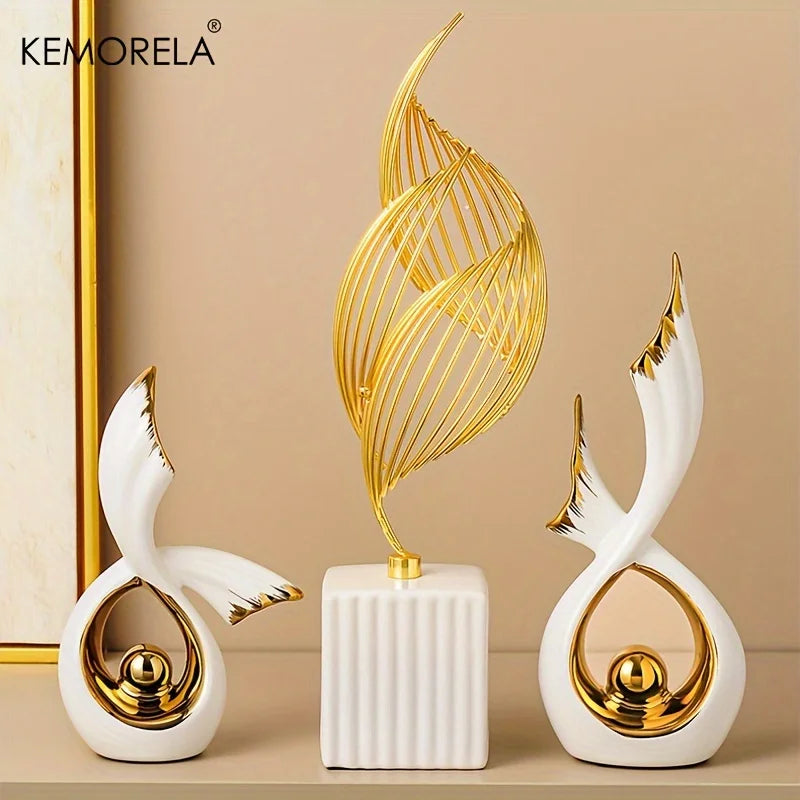 KEMORELA Luxury Ceramic Statue – Home & Office Décor Figurine Decorative Figurine Axl