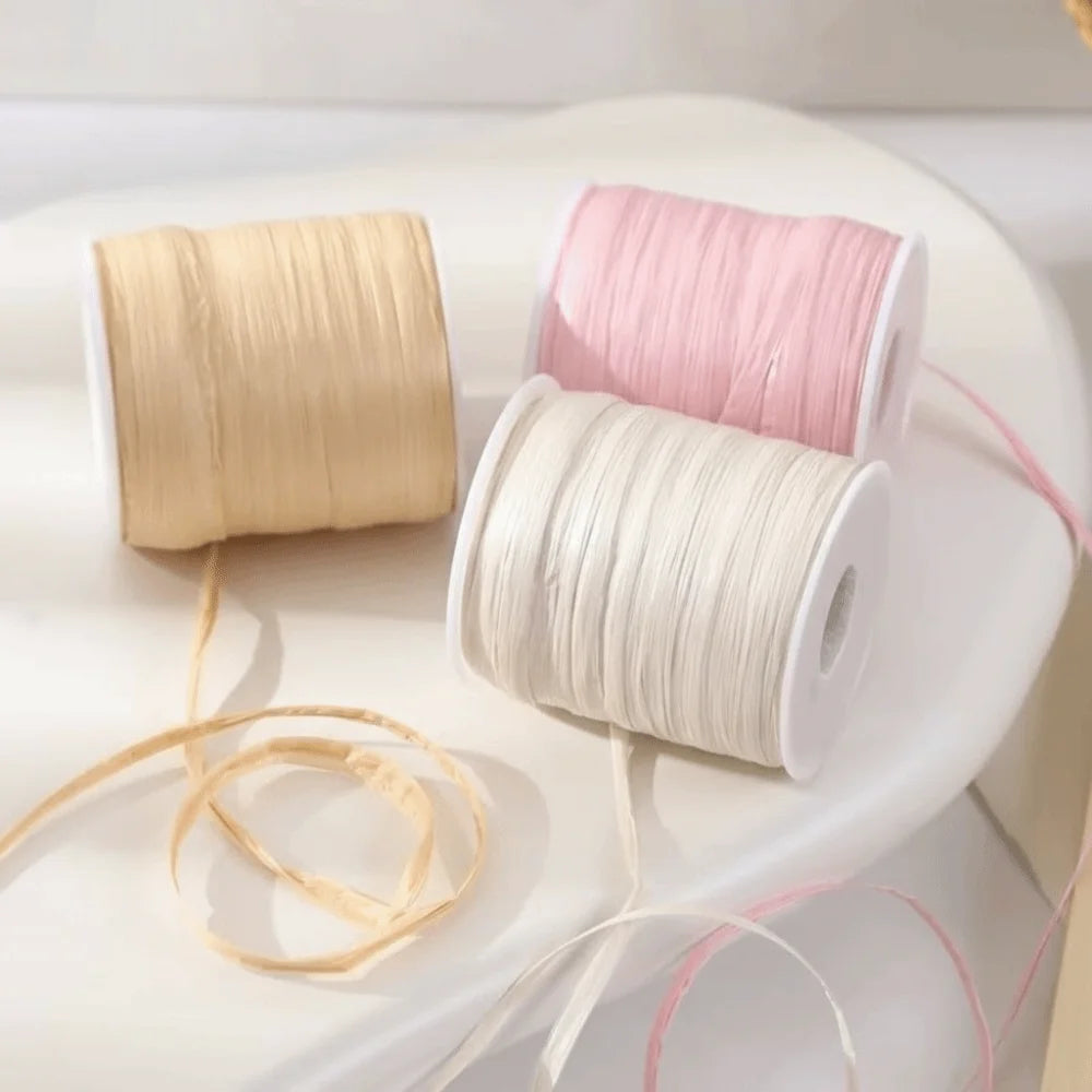 Natural Raffia Crochet Yarn 120M – Knitting Bags & Hats Crochet Yarn Axl
