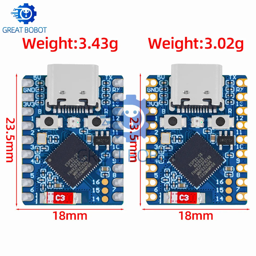 ESP32-S3-Zero Mini Dev Board – WiFi & Bluetooth for Arduino Development Board Axl