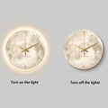 Luminous 60cm Nordic Wall Clock – Modern Luxury Home Decor Decorative Wall Clock Axl Style D 60CM Diameter 60cm