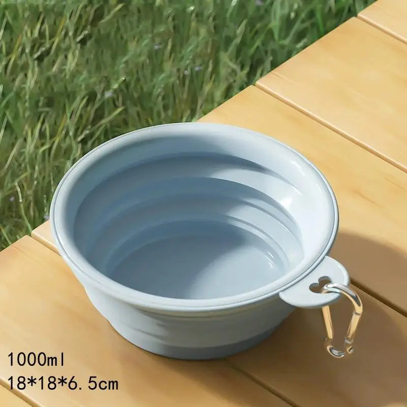 Collapsible Silicone Pet Bowl – Portable Dog & Cat Travel Bowl Collapsible Pet Bowl Axl A6
