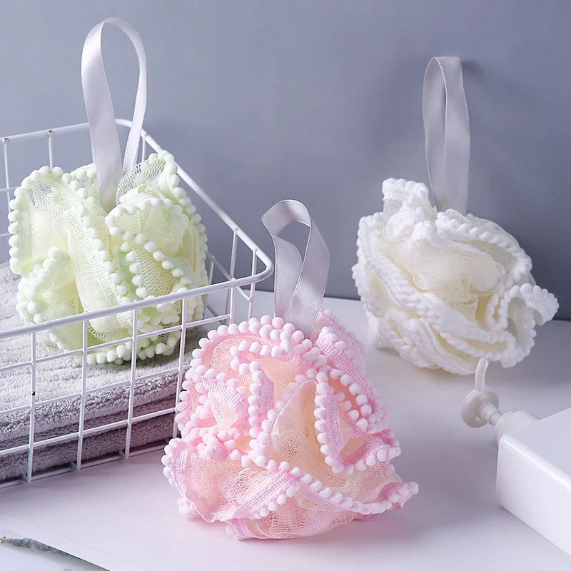 Soft Mesh Bath Sponge Ball – Exfoliating Shower Puff Bath Shower Puff Axl