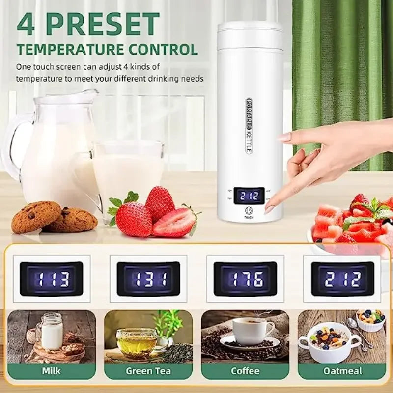 BALASHOV 500ml Travel Electric Kettle – Auto Shut-Off Mini Travel Electric Kettle Axl