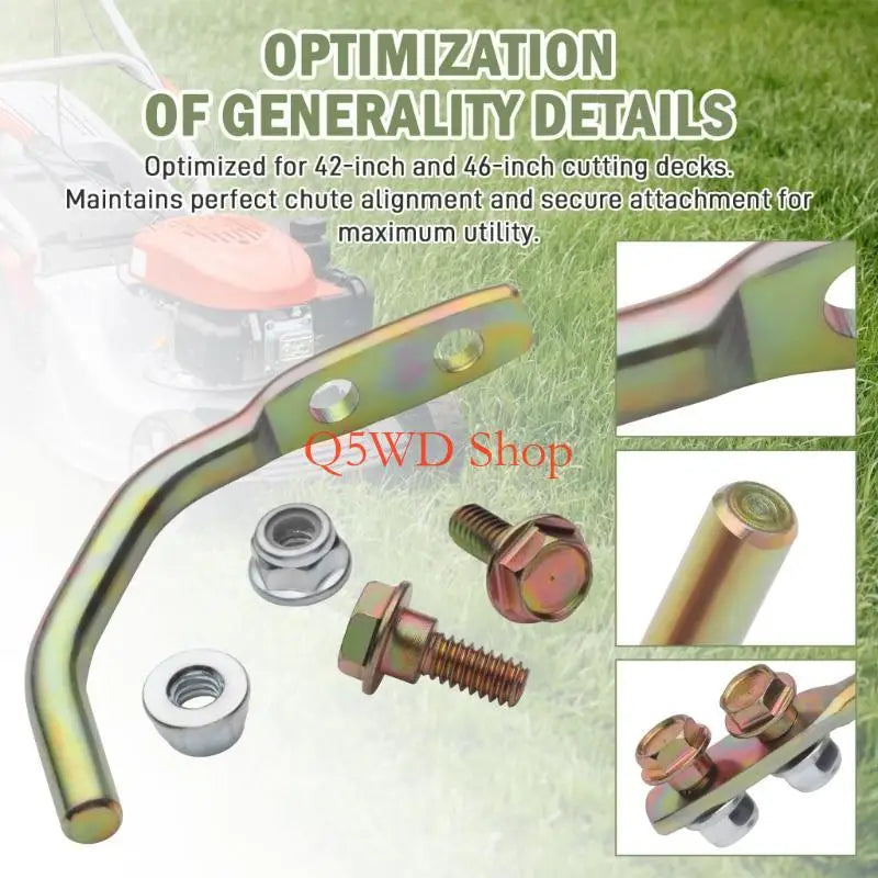 Mower Chute Mounting Rod Kit for 42 & 46 Inch Riding Mowers Mower Chute Parts Axl