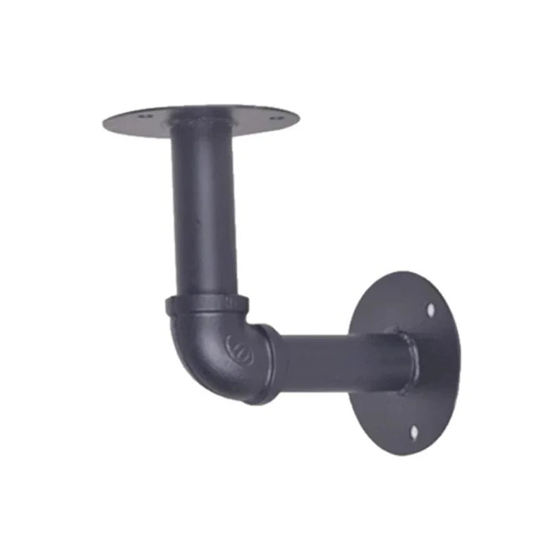 Industrial Iron Wall Bracket – Retro Pipe Shelf Support Wall Shelf Bracket Axl