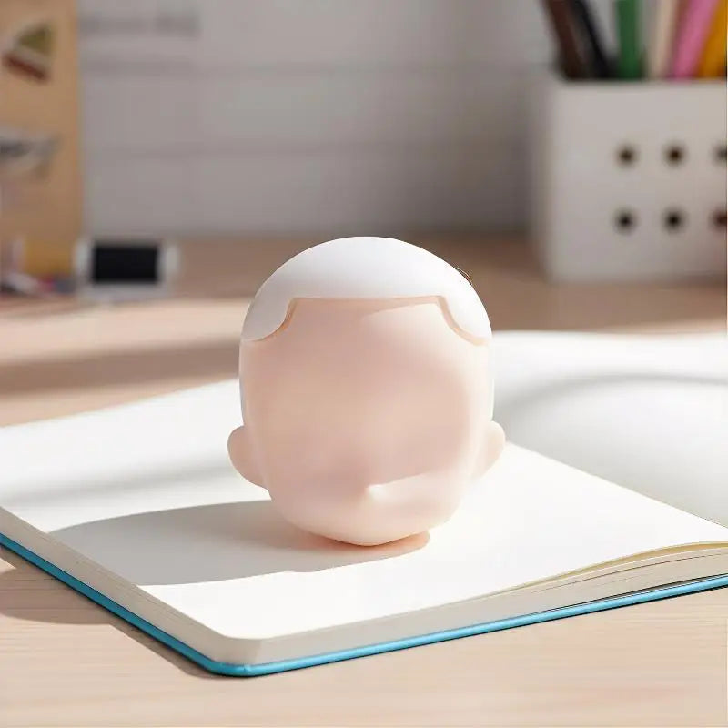 GSC Universal Head Shell Blank Face Mold – OB11 Clay Doll DIY Doll Face Mold Axl