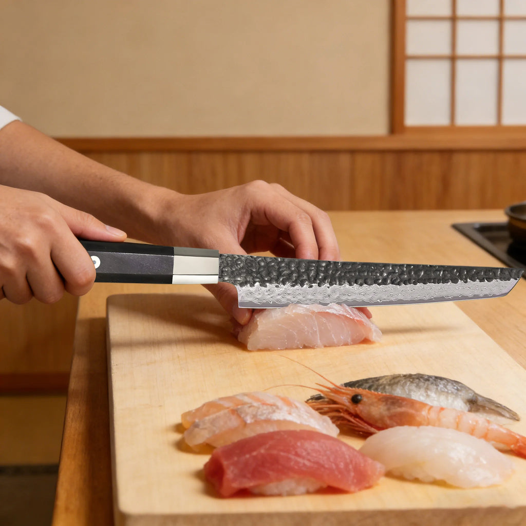 67-Layer Damascus Steel Sashimi & Fish Fillet Knife Damascus Kitchen Knife Axl