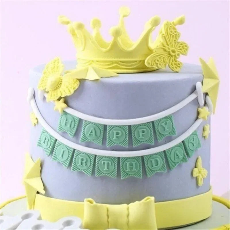 3D Crown Silicone Mold – Fondant & Gumpaste Cake Decorating Silicone Baking Mold Axl
