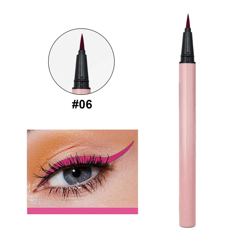 Waterproof Liquid Eyeliner Pink Tube – Smudge-Proof, Vegan Liquid Eyeliner Axl