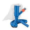 Handheld Pool Vacuum with Telescopic Pole & W-Brush | 70" Pool Vacuum Cleaner Axl blue